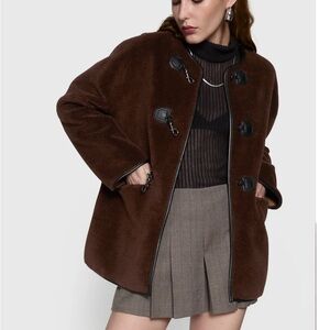 Rebecca Minkoff Brown Teddy Jacket